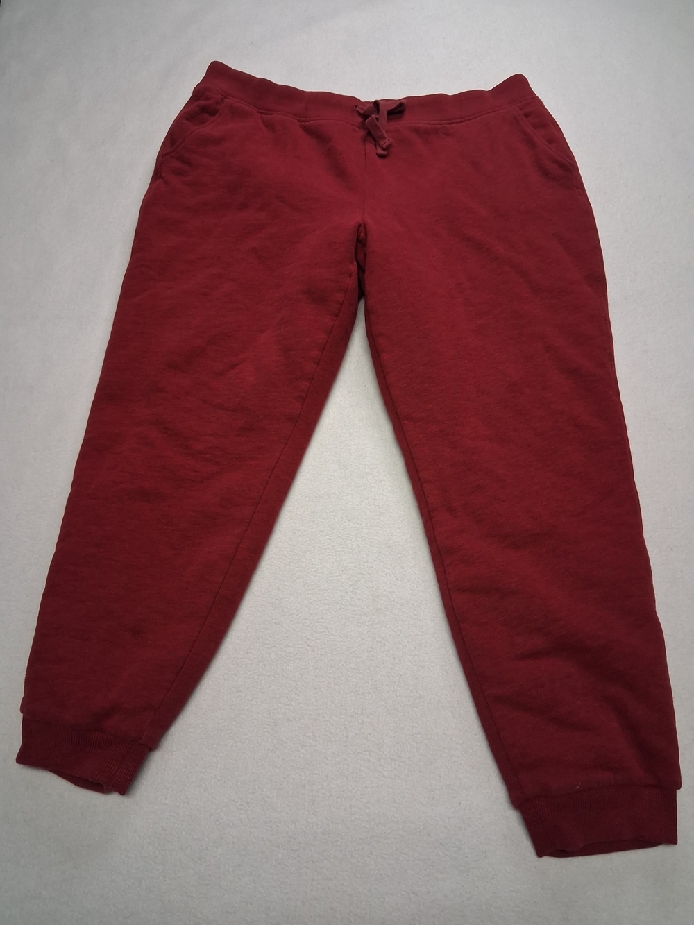 L.L. Bean Burgundy Drawstring Joggers